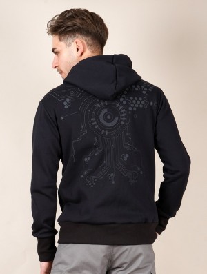 Toonzshop Aegnor Core Zipped Hoodie Miesten Huppari Mustat | 6289GTRIB