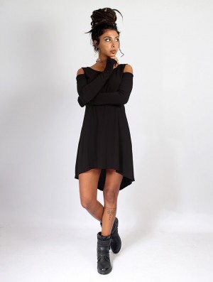 Toonzshop Atsuka Tunic Dress Naisten Mekko Mustat | 5974ILJOF