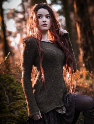 Toonzshop Bohemian Tunic Pullover Naisten Villapusero Vihreä | 1743FDHJR
