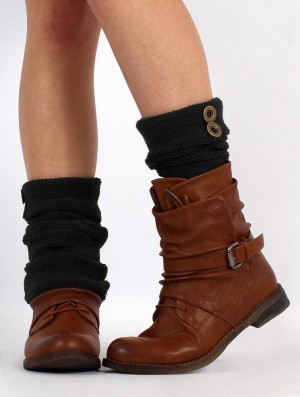 Toonzshop Delyäa Legwarmers Naisten Legwarmer Mustat | 5718BTLEA