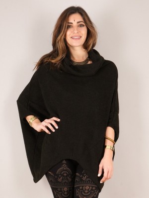 Toonzshop Doomi Poncho Naisten Ponchot Mustat | 1285IKWLJ