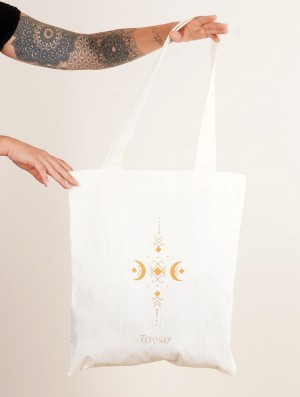 Toonzshop Luna Ayyur Tote Bag Naisten Laukut Beige | 5067CTIHJ