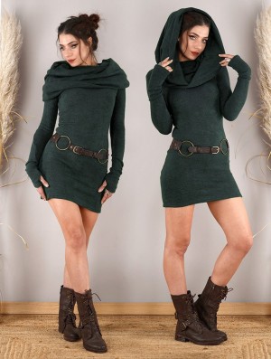 Toonzshop Mantra Sweater Dress Naisten Mekko Sininen | 8369JPWZS