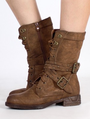 Toonzshop Menaka Boots Naisten Saappaat Ruskea | 7895LVHFA