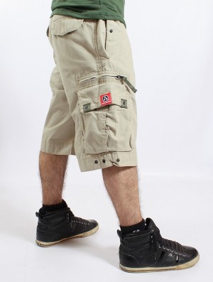 Toonzshop Molecule Cargo Shorts 45020 Miesten Shortsit Beige | 8025YFRAW