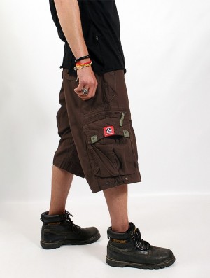 Toonzshop Molecule Cargo Shorts 45020 Miesten Shortsit Ruskea | 8703XWICZ