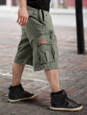 Toonzshop Molecule Cargo Shorts 45020 Miesten Shortsit Vihreä | 8593TPKGH
