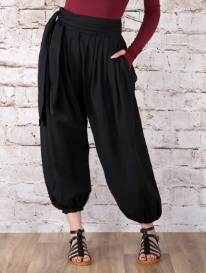 Toonzshop Nayma Harem Pants Naisten Housut Mustat | 0213ETOPH
