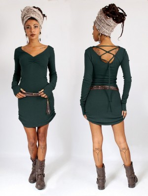 Toonzshop Nikkäa Sweater Dress Naisten Mekko Tumman | 8601PYCXA