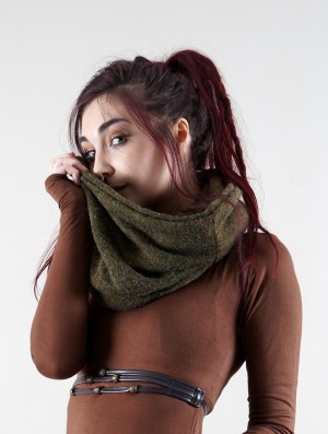 Toonzshop Oöna Snood Scarf Naisten Huivi Vihreä | 9275SQKCH