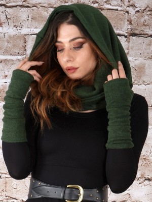 Toonzshop Oöna Snood Scarf Naisten Huivi Vihreä | 7829NEFQH