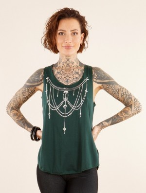 Toonzshop Paalayan Printed Tank Top Naisten Hihaton Paita | 0625JOTHR