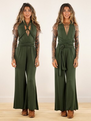 Toonzshop Wakiza Infinity Jumpsuit Naisten Jumpsuit Oliivinvihreä Vihreä | 6827BDPCY